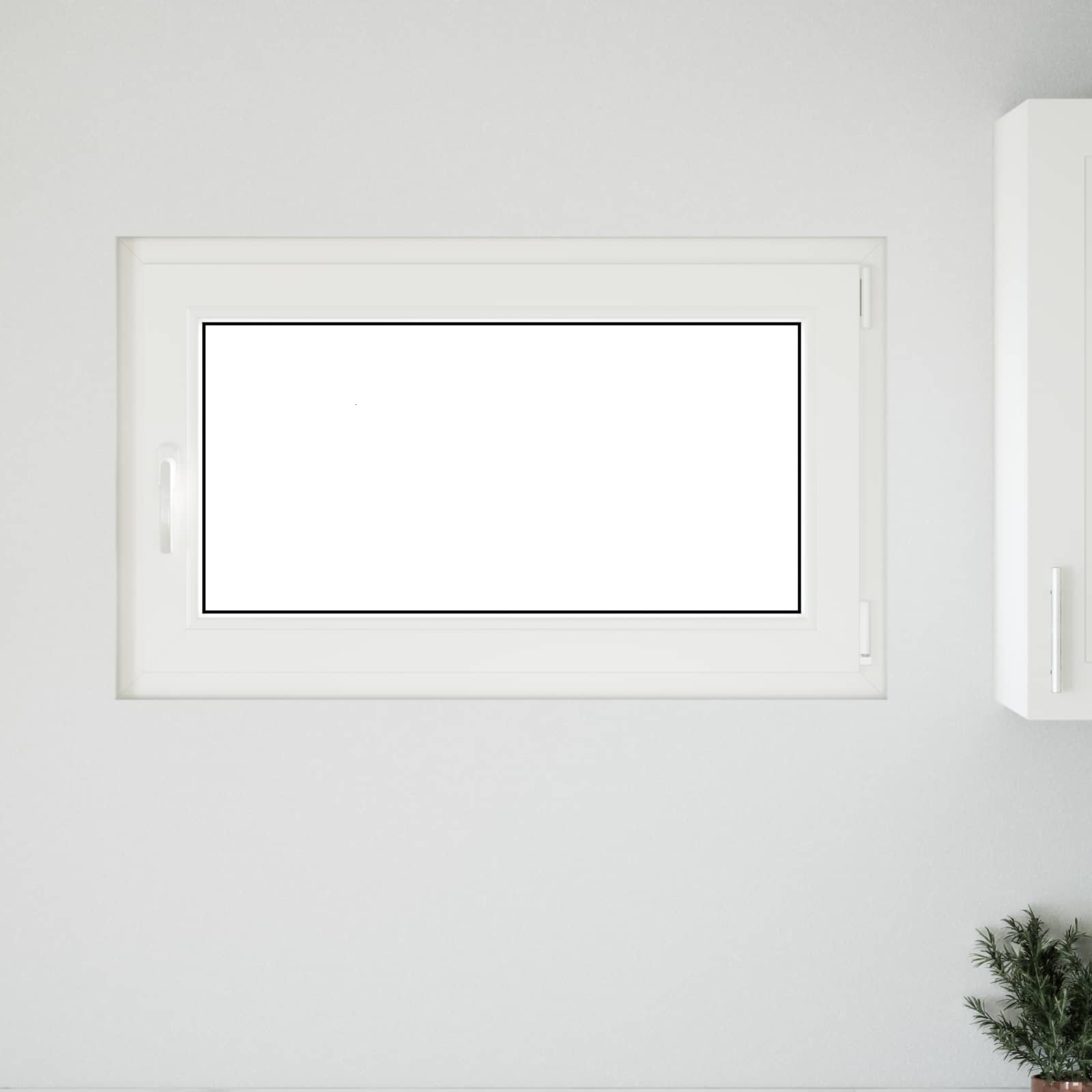 Finestra per Soffitta RISOR 100 x 60 cm PVC e Vetro Bianco | homemem39