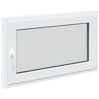 Finestra per Soffitta RISOR 100 x 60 cm PVC e Vetro Bianco | homemem39