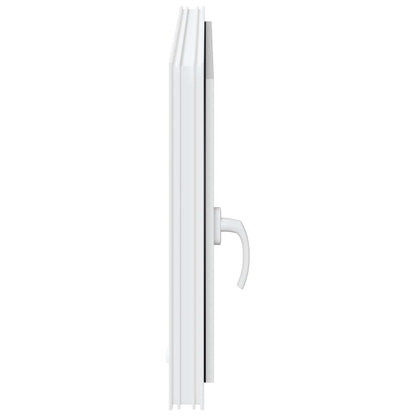 Finestra per Soffitta RISOR 100 x 60 cm PVC e Vetro Bianco | homemem39