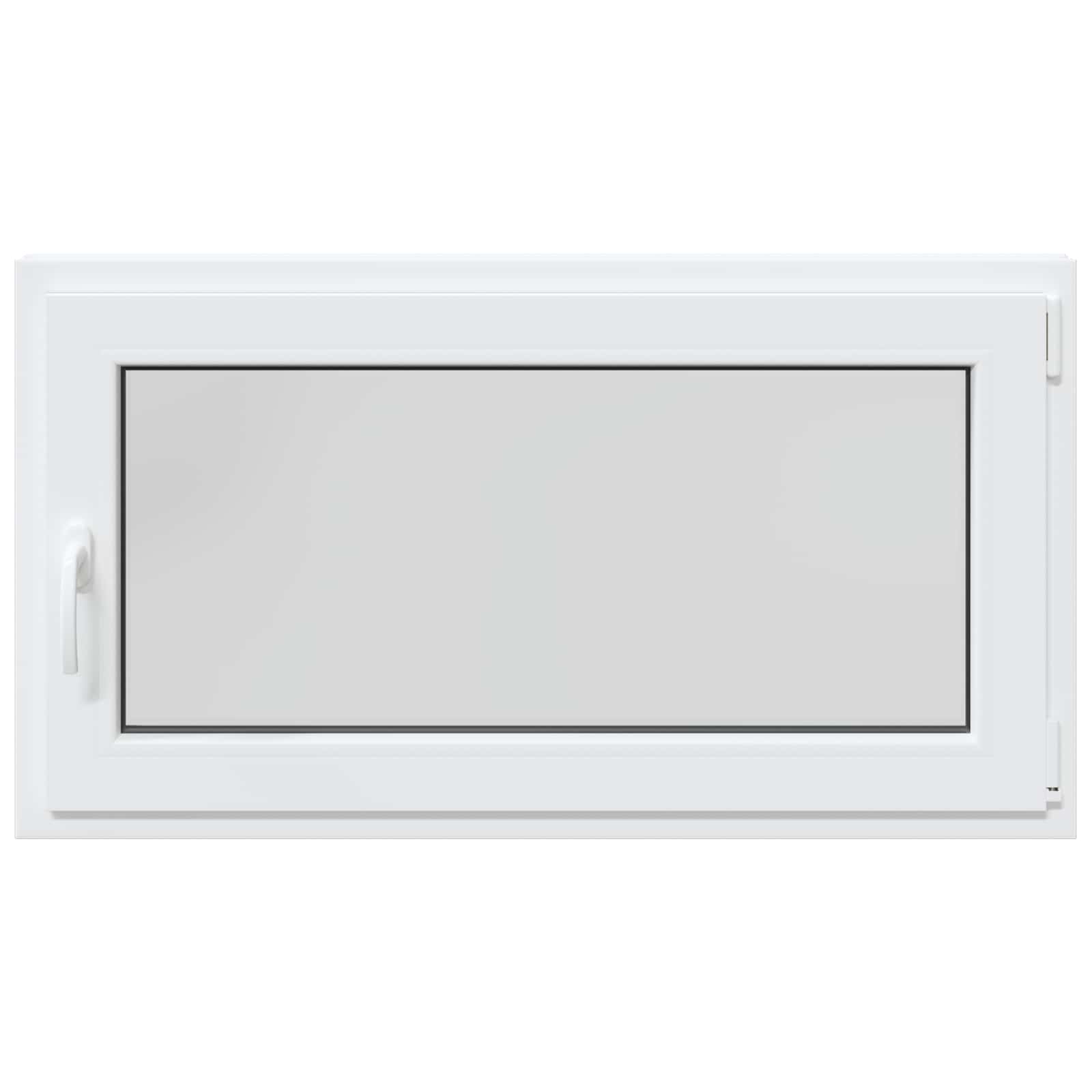 Finestra per Soffitta RISOR 110 x 50 cm PVC e Vetro Bianco | homemem39