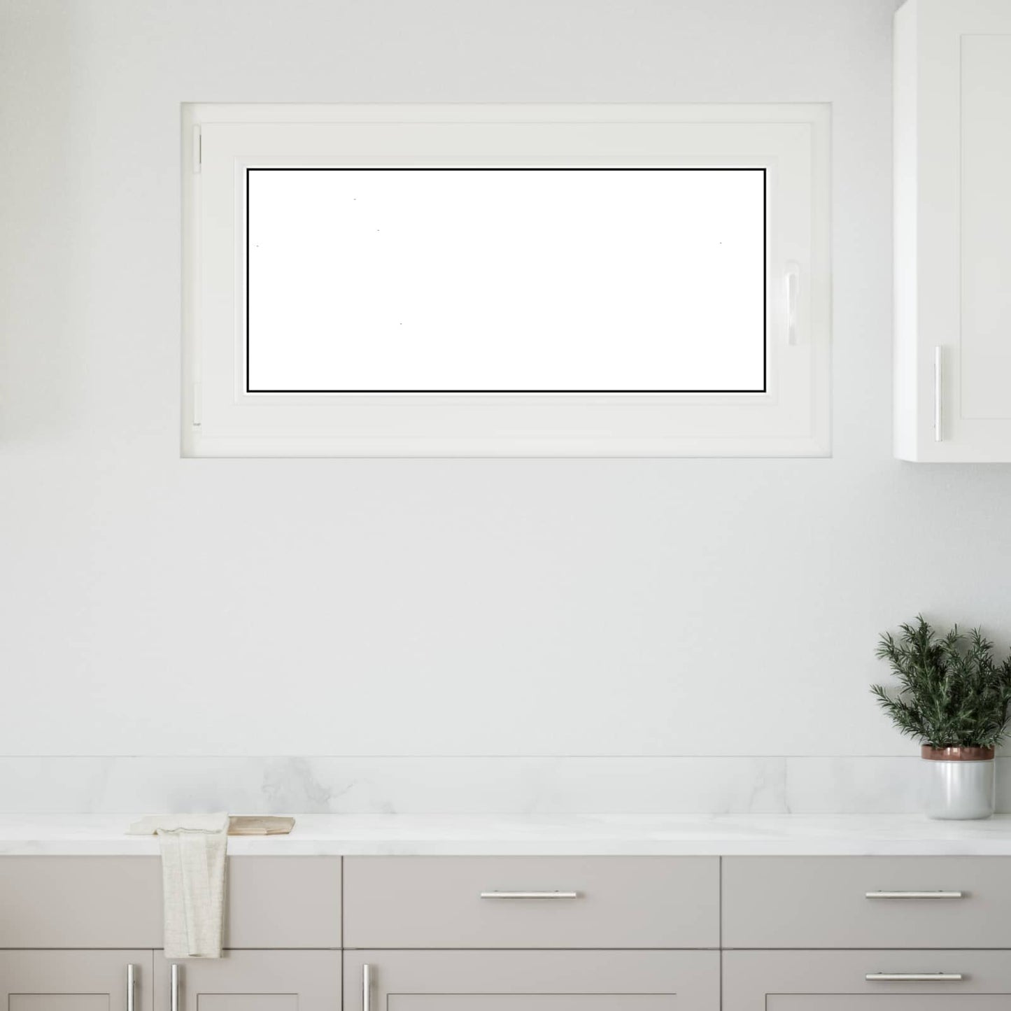Finestra per Soffitta RISOR 110 x 50 cm PVC e Vetro Bianco | homemem39