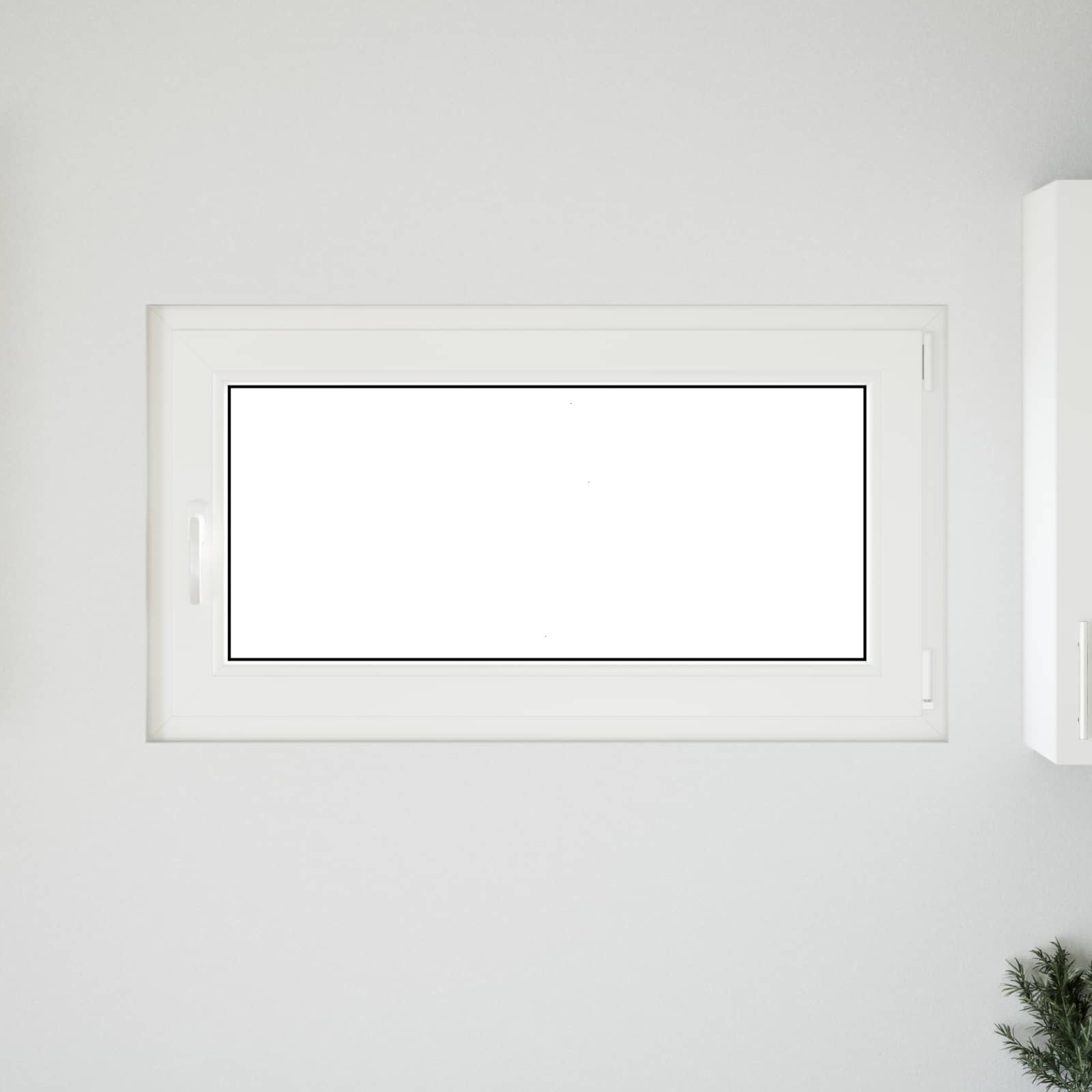Finestra per Soffitta RISOR 110 x 60 cm PVC e Vetro Bianco | homemem39