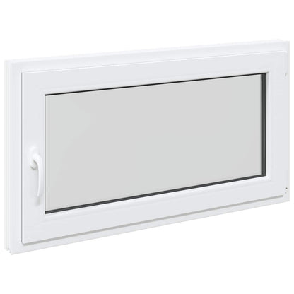 Finestra per Soffitta RISOR 110 x 60 cm PVC e Vetro Bianco | homemem39