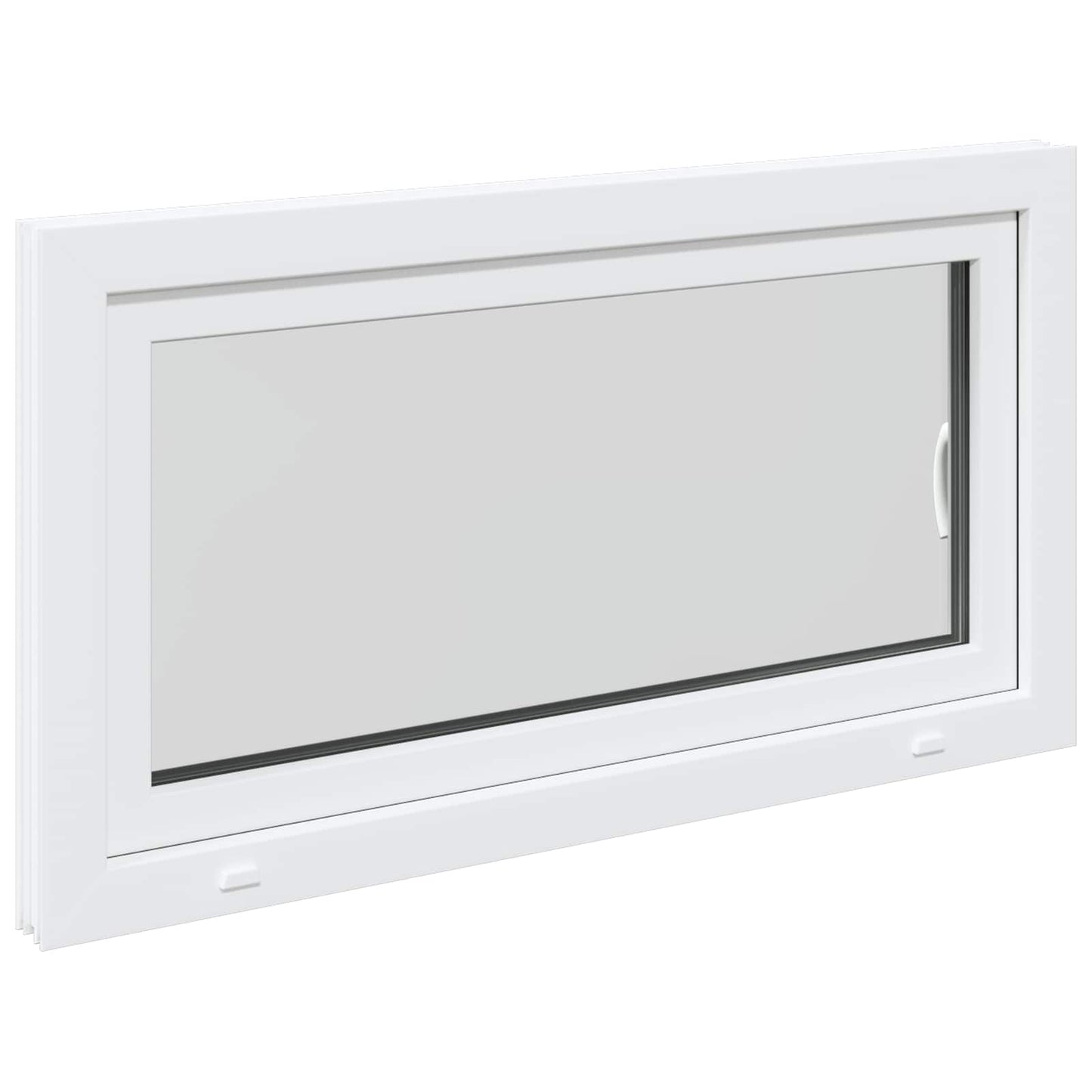 Finestra per Soffitta RISOR 110 x 60 cm PVC e Vetro Bianco | homemem39