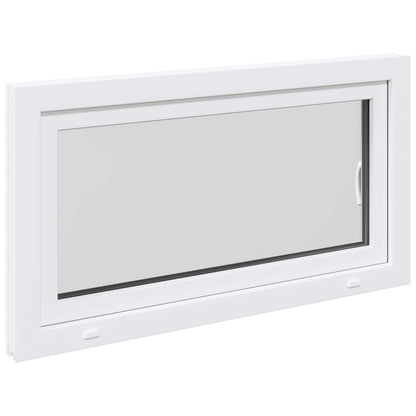 Finestra per Soffitta RISOR 110 x 60 cm PVC e Vetro Bianco | homemem39