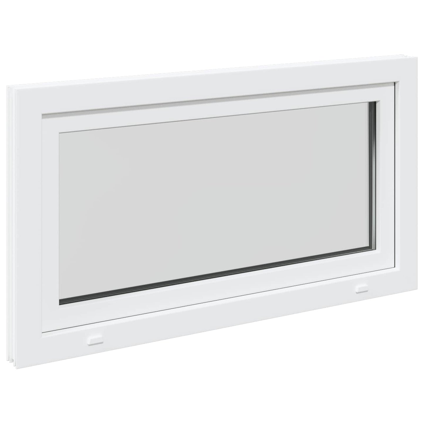 Finestra per Soffitta RISOR 110 x 60 cm PVC e Vetro Bianco | homemem39