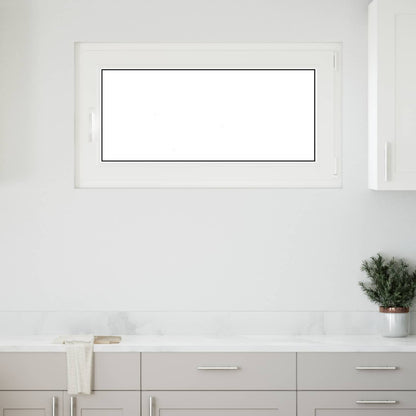 Finestra per Soffitta RISOR 110 x 70 cm PVC e Vetro Bianco | homemem39