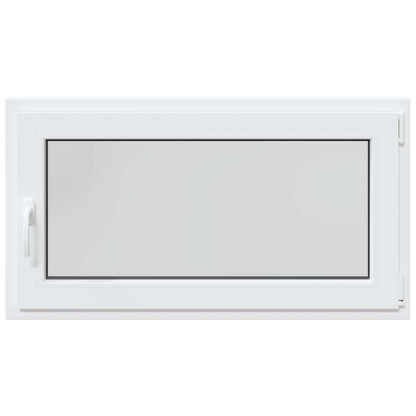 Finestra per Soffitta RISOR 110 x 70 cm PVC e Vetro Bianco | homemem39