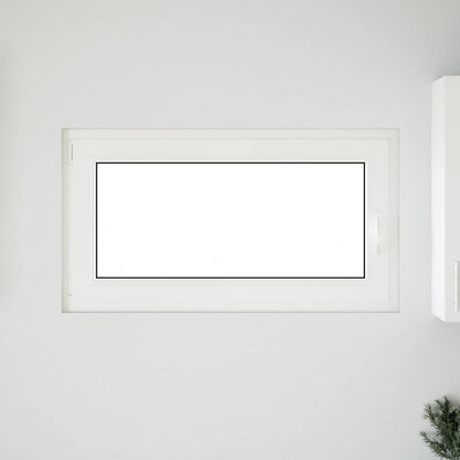 Finestra per Soffitta RISOR 110 x 70 cm PVC e Vetro Bianco | homemem39