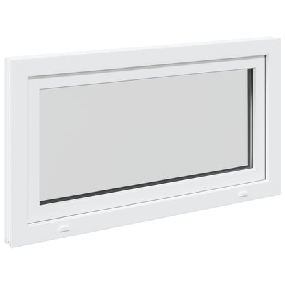 Finestra per Soffitta RISOR 110 x 70 cm PVC e Vetro Bianco | homemem39