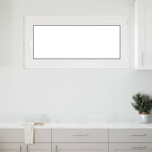 Finestra per Soffitta RISOR 120 x 60 cm PVC e Vetro Bianco | homemem39