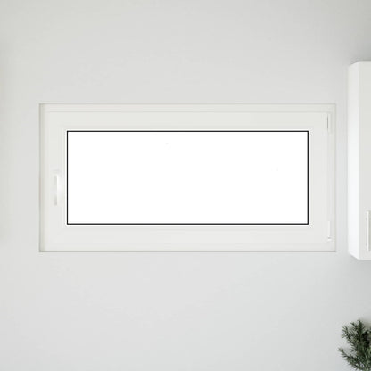 Finestra per Soffitta RISOR 120 x 60 cm PVC e Vetro Bianco | homemem39