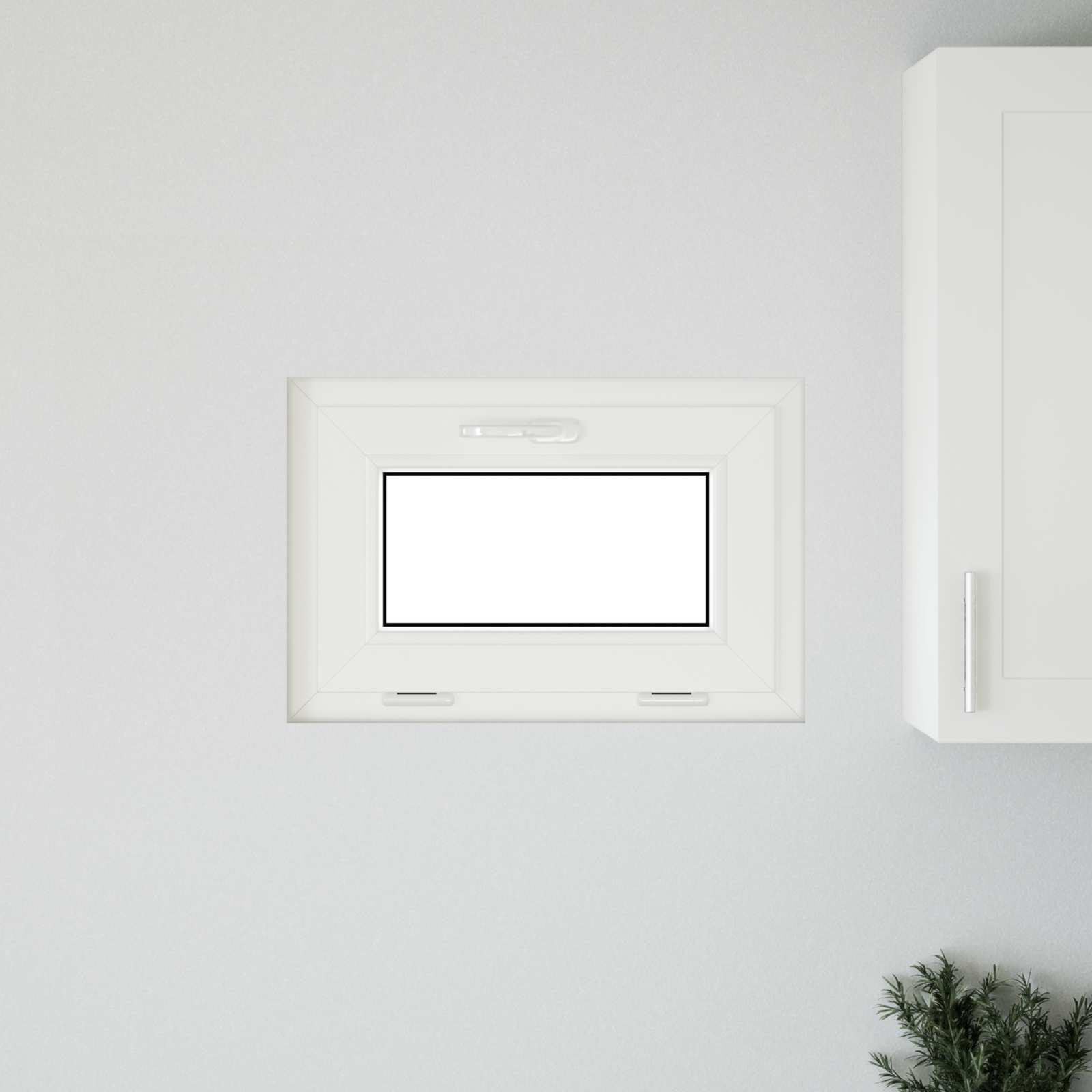 Finestra per Soffitta RISOR 60 x 40 cm PVC e Vetro Bianco | homemem39