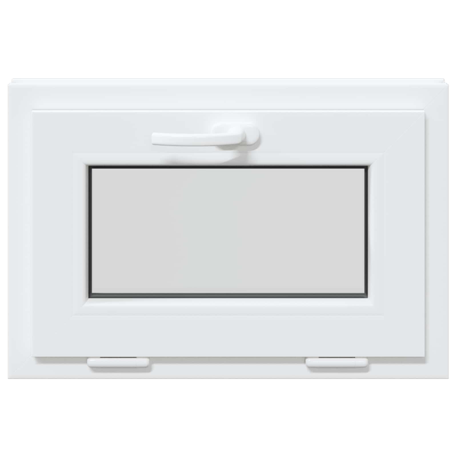 Finestra per Soffitta RISOR 60 x 40 cm PVC e Vetro Bianco | homemem39