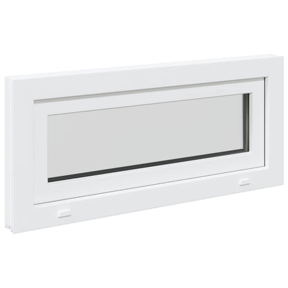 Finestra per Soffitta RISOR 90 x 40 cm PVC e Vetro Bianco | homemem39