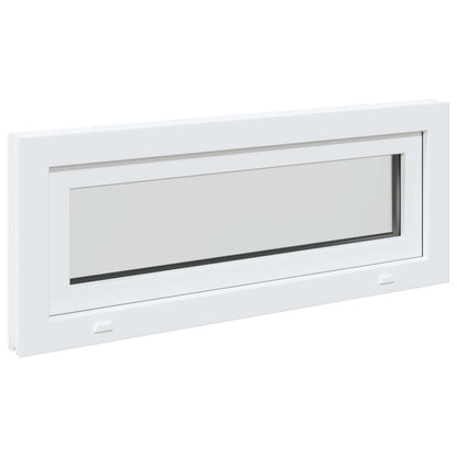 Finestra per Soffitta RISOR 110 x 40 cm PVC e Vetro Bianco | homemem39