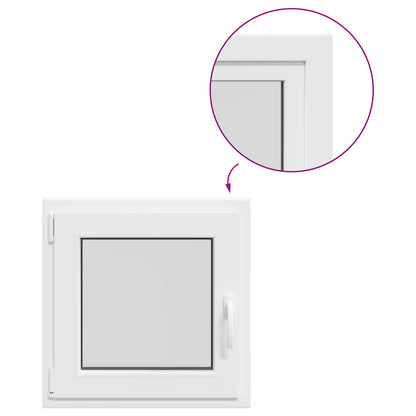 Finestra per Soffitta RISOR 60 x 60 cm PVC e Vetro Bianco | homemem39