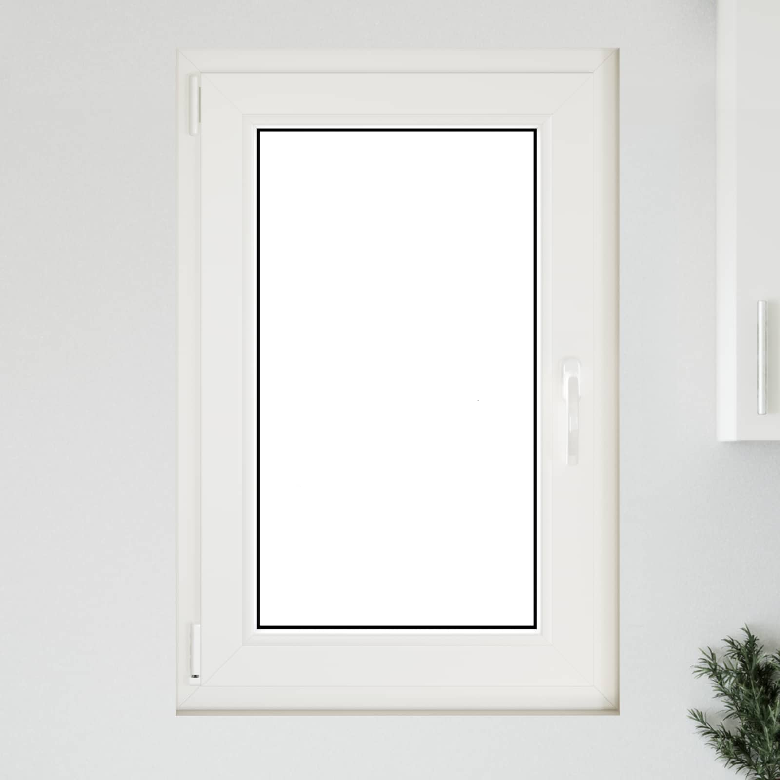 Finestra per Soffitta RISOR 60 x 80 cm PVC e Vetro Bianco | homemem39