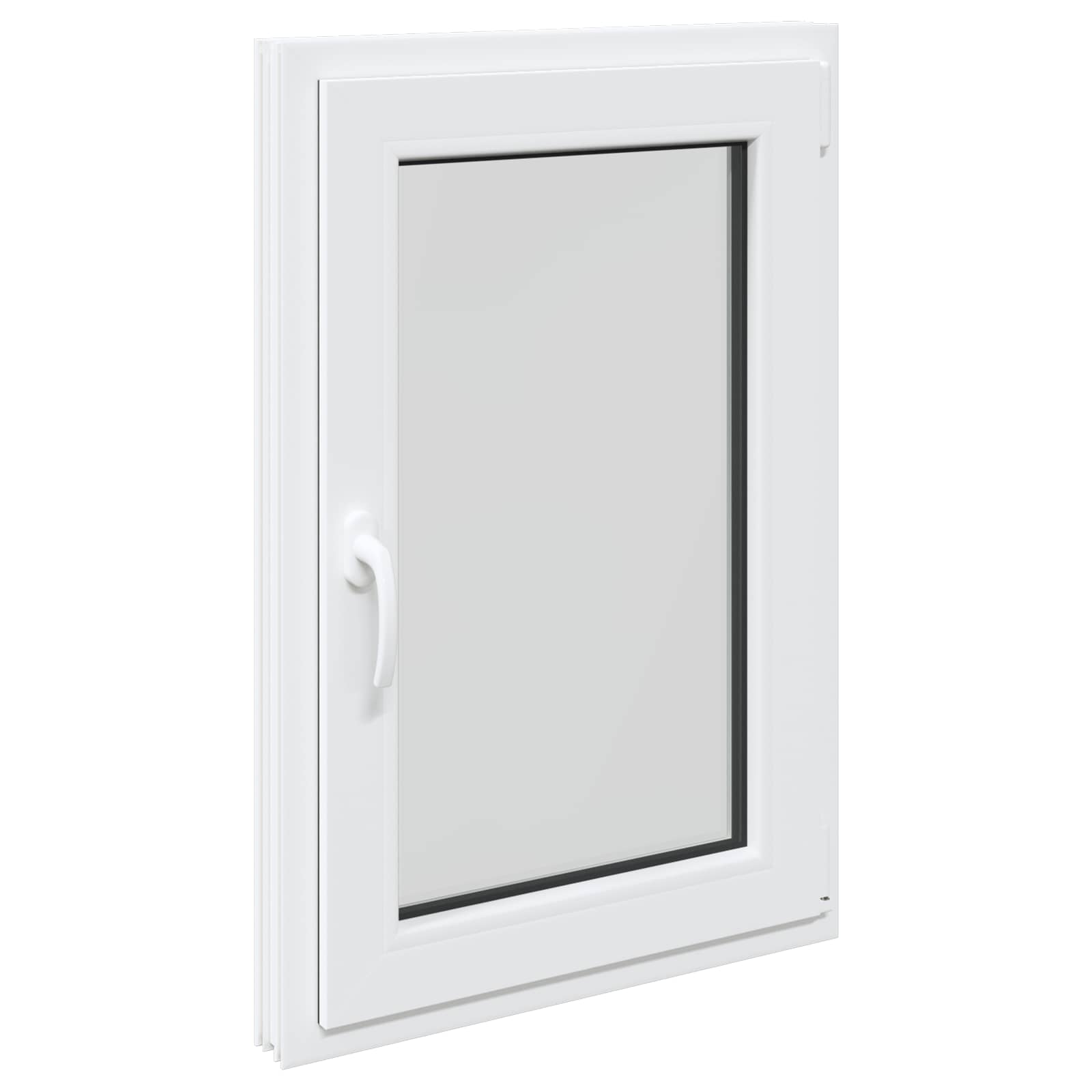 Finestra per Soffitta RISOR 60 x 90 cm PVC e Vetro Bianco | homemem39