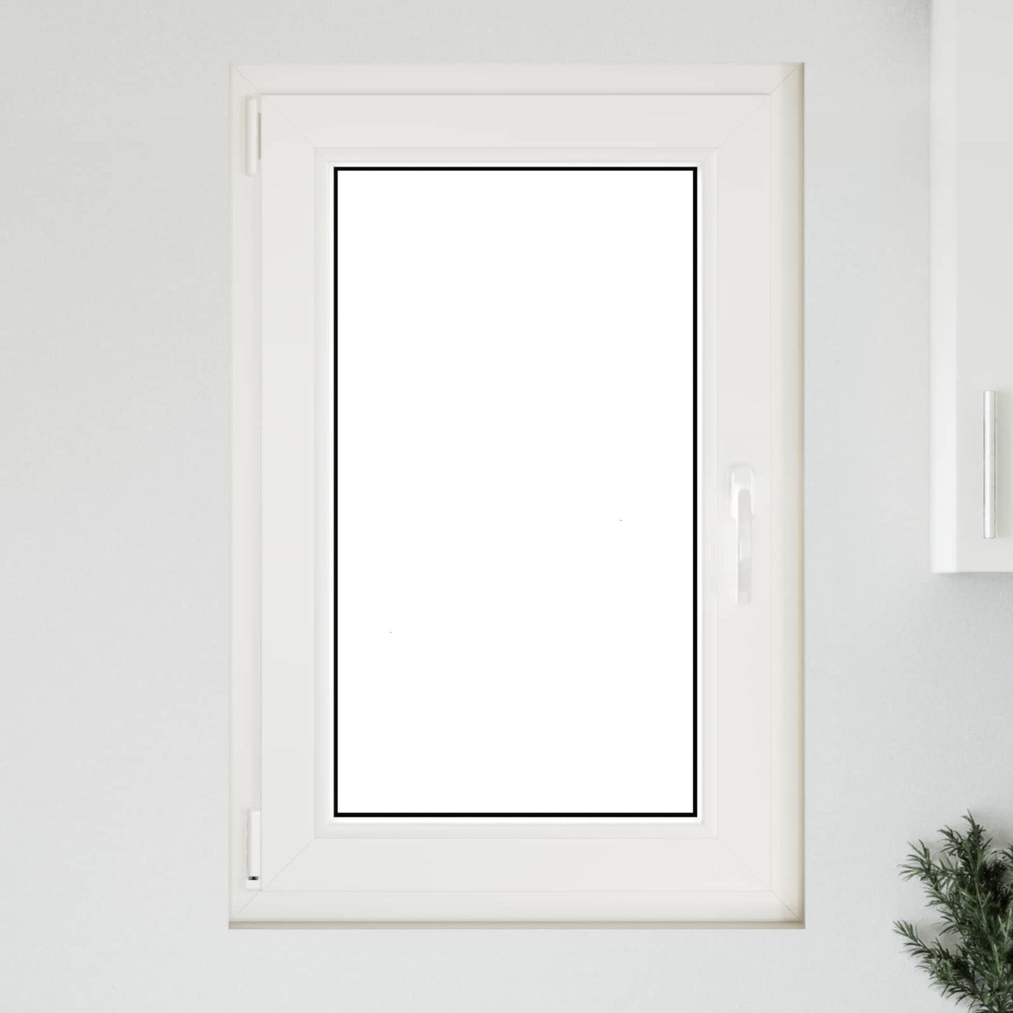 Finestra per Soffitta RISOR 60 x 90 cm PVC e Vetro Bianco | homemem39