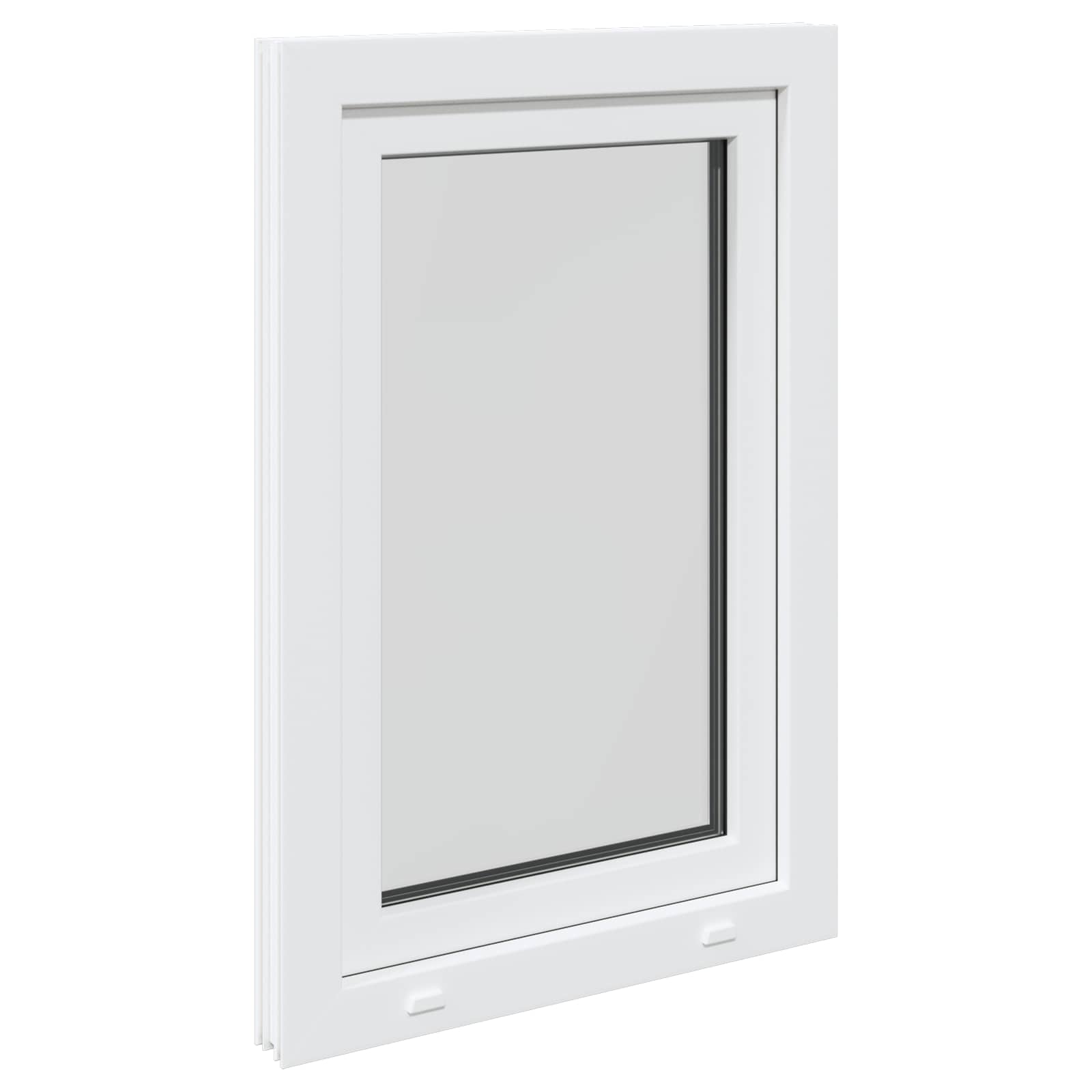 Finestra per Soffitta RISOR 60 x 100 cm PVC e Vetro Bianco | homemem39
