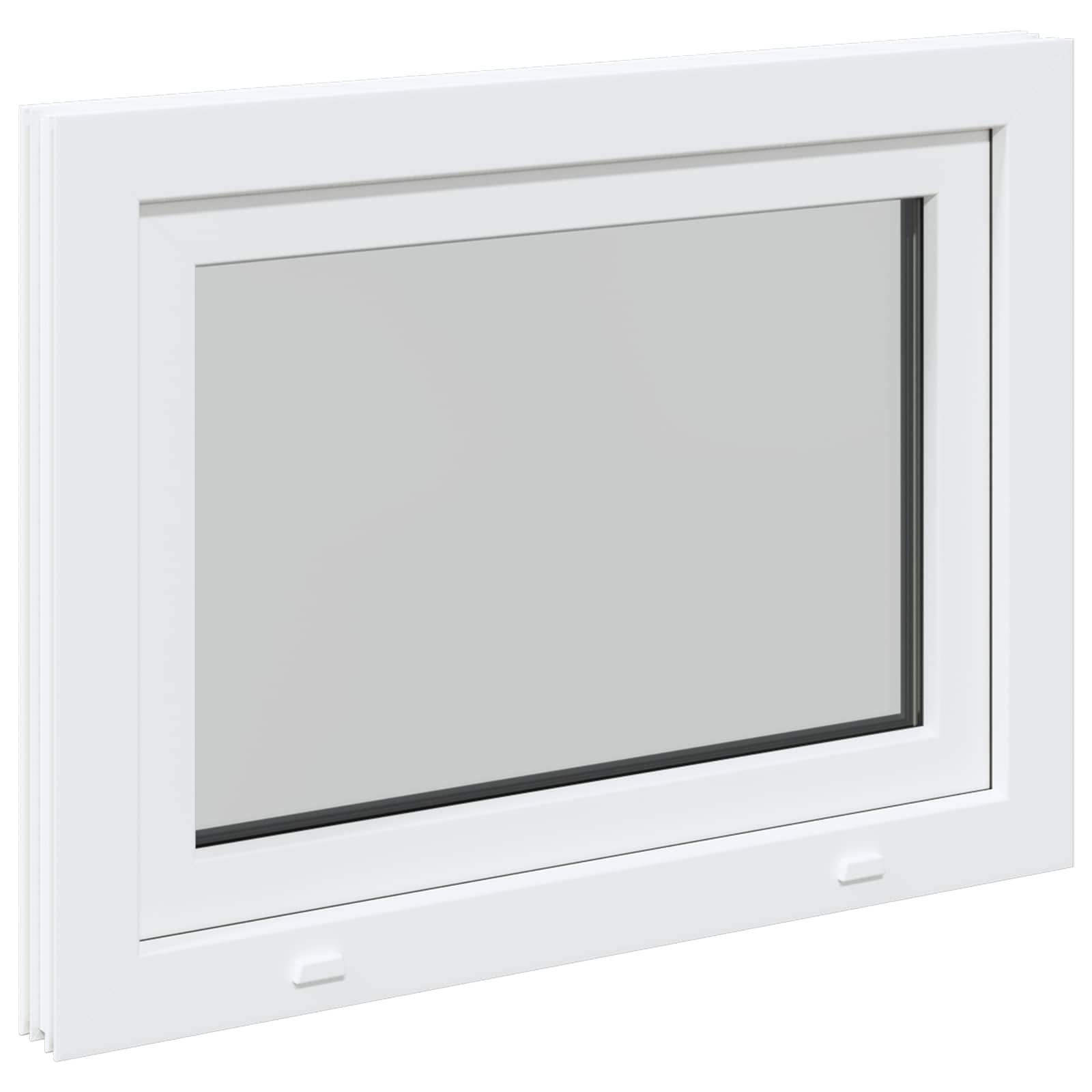 Finestra per Soffitta RISOR 80 x 60 cm PVC e Vetro Bianco | homemem39