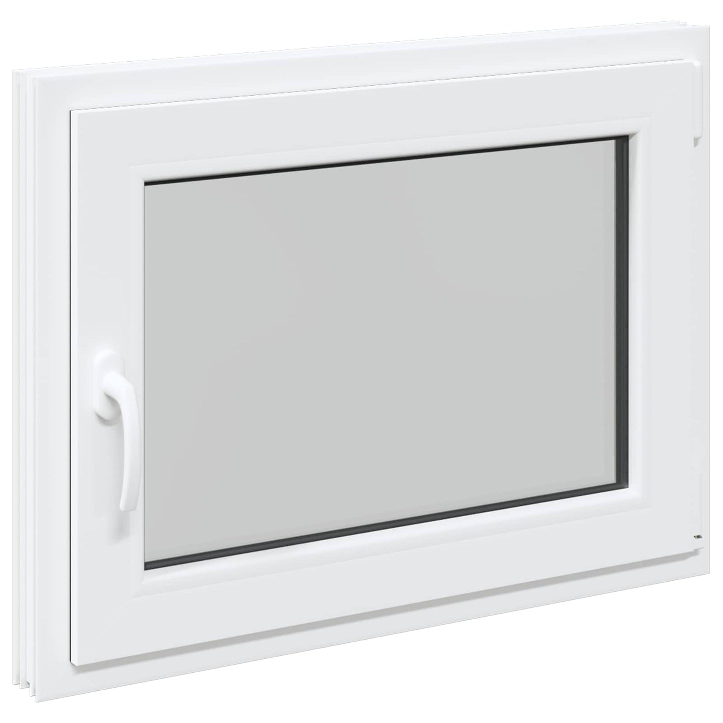 Finestra per Soffitta RISOR 80 x 70 cm PVC e Vetro Bianco | homemem39