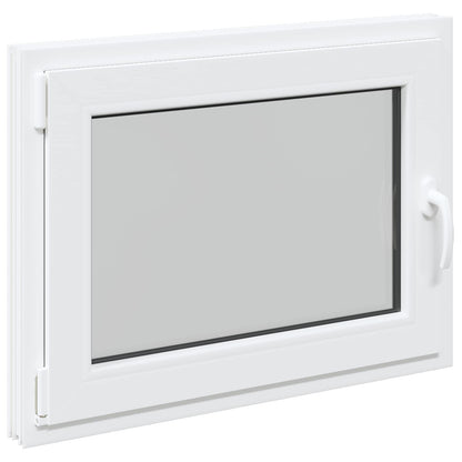 Finestra per Soffitta RISOR 90 x 50 cm PVC e Vetro Bianco | homemem39