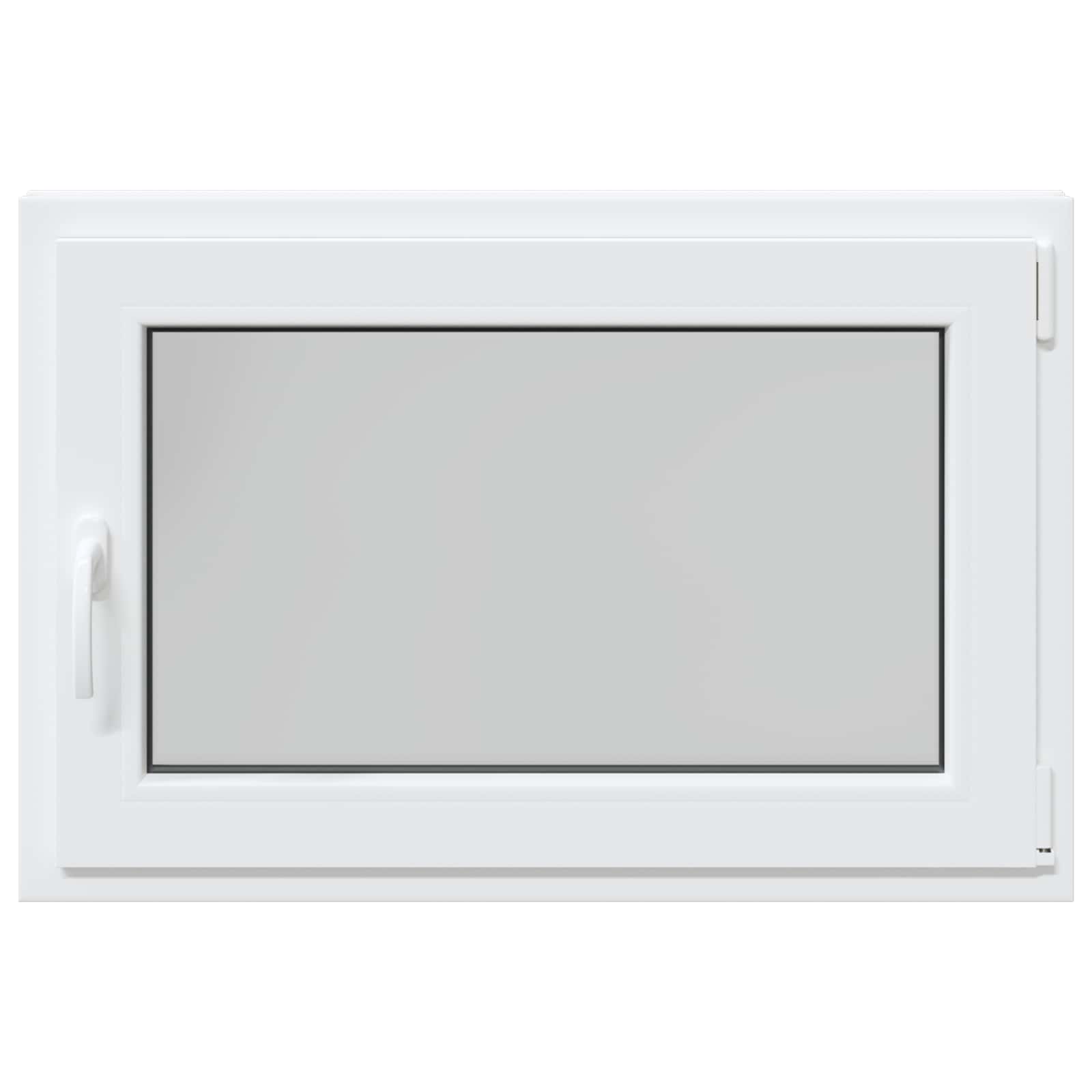 Finestra per Soffitta RISOR 90 x 60 cm PVC e Vetro Bianco | homemem39