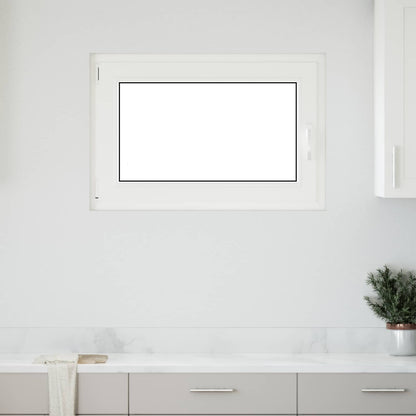 Finestra per Soffitta RISOR 90 x 60 cm PVC e Vetro Bianco | homemem39