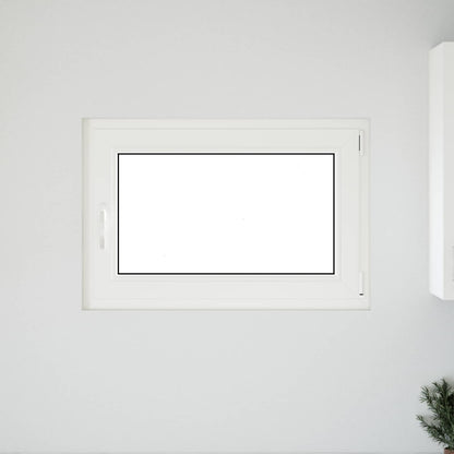Finestra per Soffitta RISOR 90 x 70 cm PVC e Vetro Bianco | homemem39