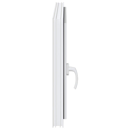 Finestra per Soffitta RISOR 90 x 70 cm PVC e Vetro Bianco | homemem39