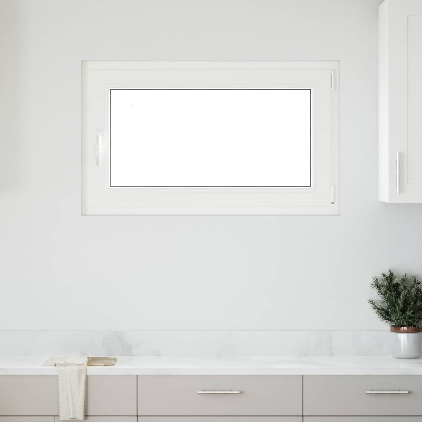 Finestra per Soffitta RISOR 100 x 50 cm PVC e Vetro Bianco | homemem39