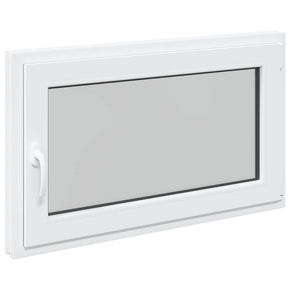 Finestra per Soffitta RISOR 100 x 50 cm PVC e Vetro Bianco | homemem39