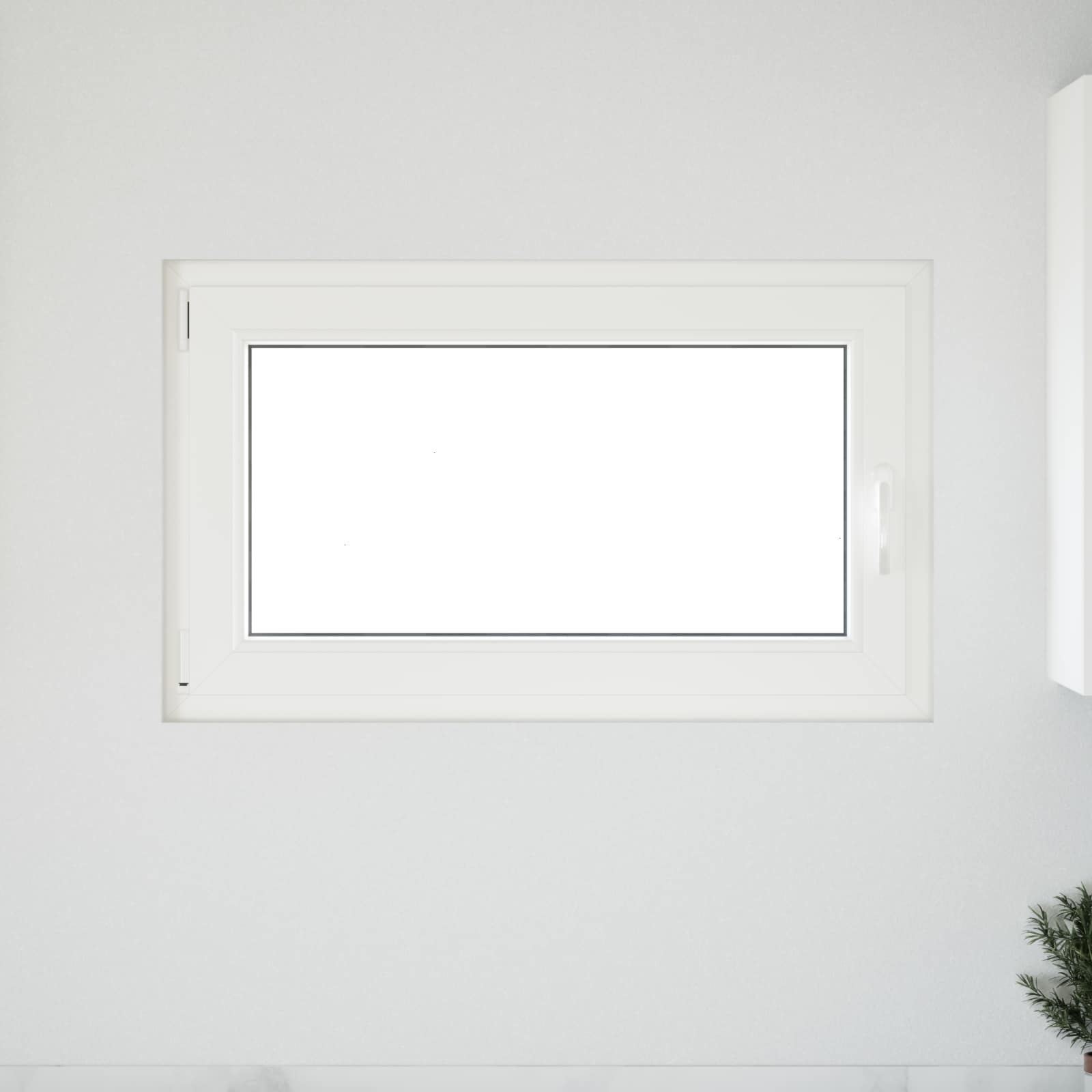 Finestra per Soffitta RISOR 100 x 60 cm PVC e Vetro Bianco | homemem39