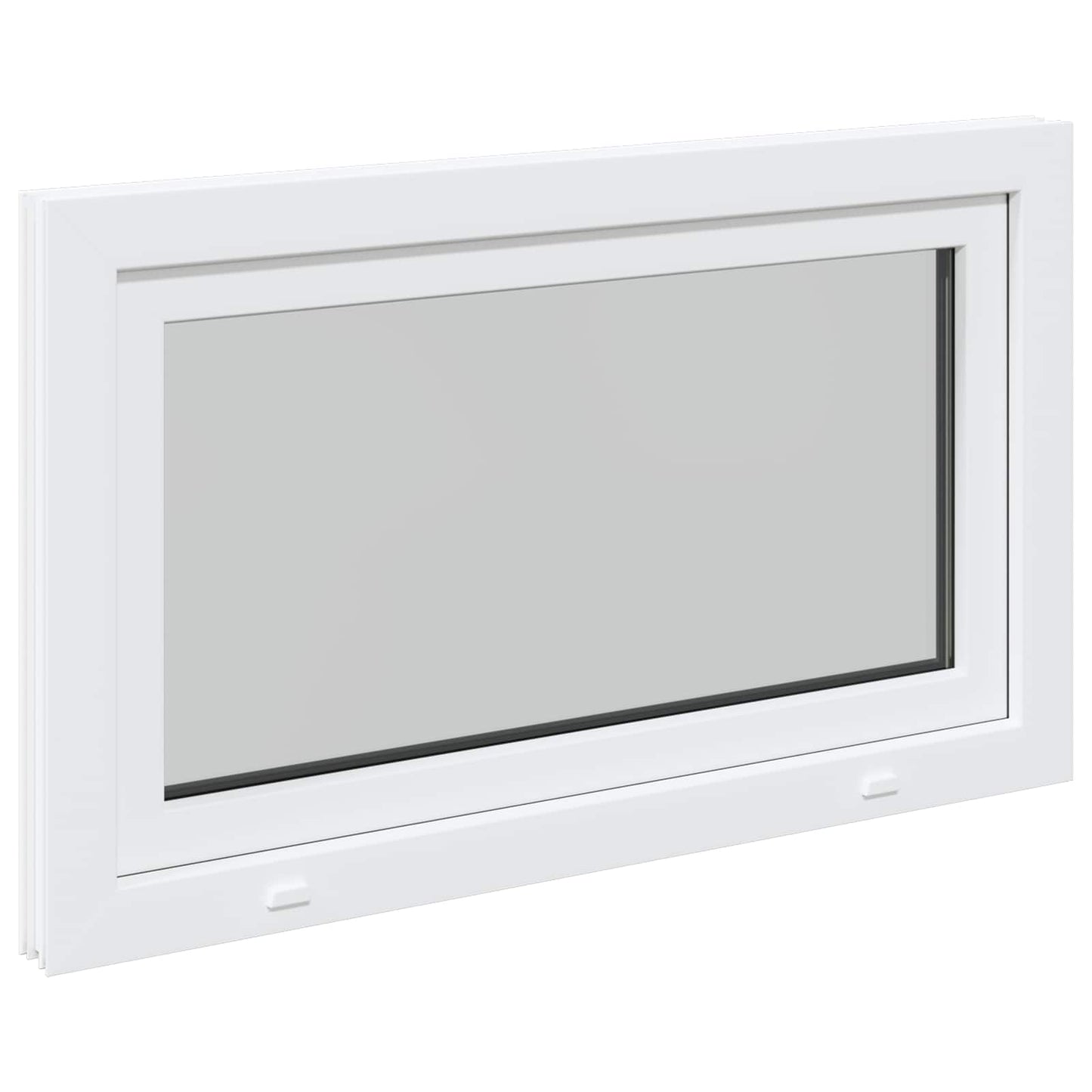 Finestra per Soffitta RISOR 100 x 60 cm PVC e Vetro Bianco | homemem39
