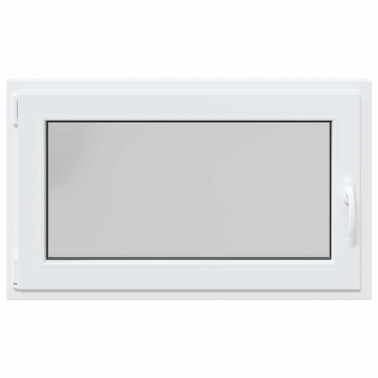 Finestra per Soffitta RISOR 100 x 60 cm PVC e Vetro Bianco | homemem39