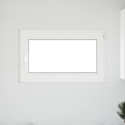 Finestra per Soffitta RISOR 100 x 70 cm PVC e Vetro Bianco | homemem39