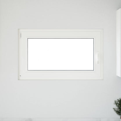 Finestra per Soffitta RISOR 100 x 70 cm PVC e Vetro Bianco | homemem39