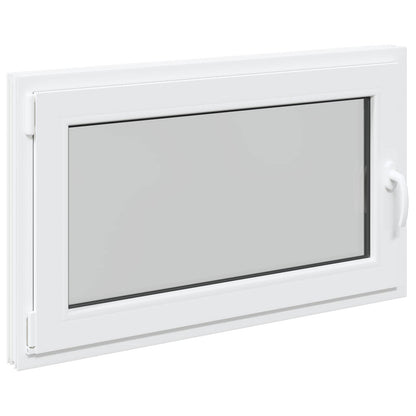 Finestra per Soffitta RISOR 100 x 70 cm PVC e Vetro Bianco | homemem39