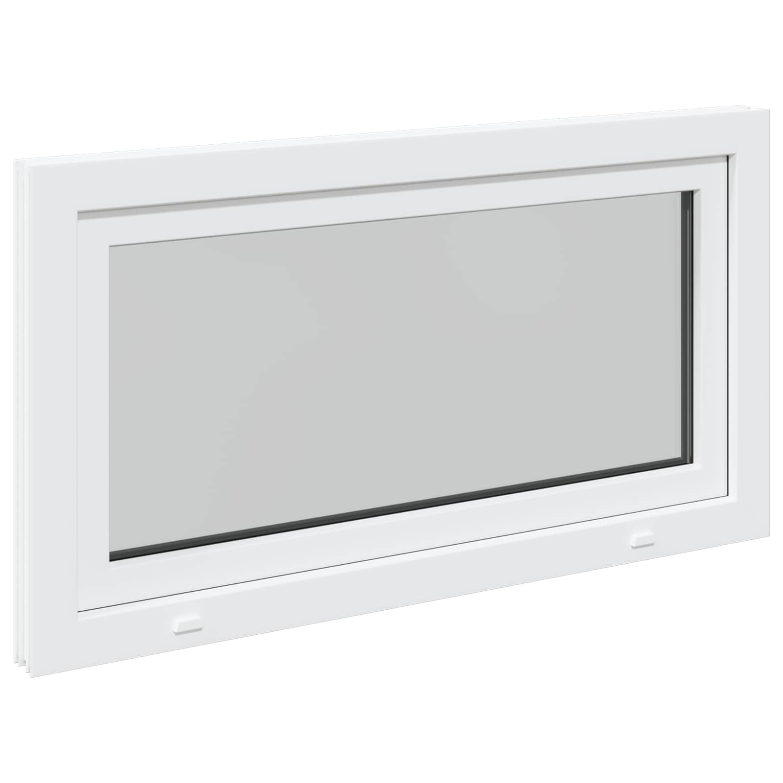 Finestra per Soffitta RISOR 110 x 50 cm PVC e Vetro Bianco | homemem39