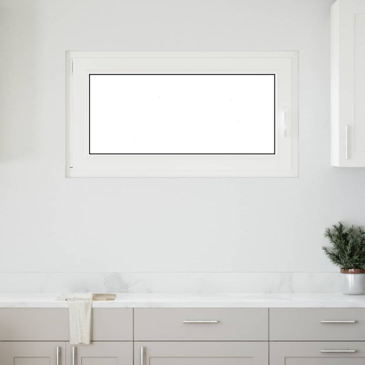 Finestra per Soffitta RISOR 110 x 60 cm PVC e Vetro Bianco | homemem39
