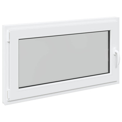 Finestra per Soffitta RISOR 110 x 70 cm PVC e Vetro Bianco | homemem39