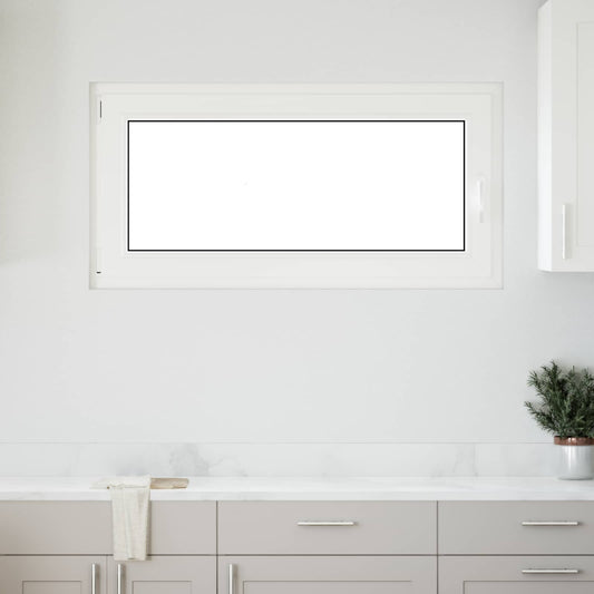 Finestra per Soffitta RISOR 120 x 60 cm PVC e Vetro Bianco | homemem39
