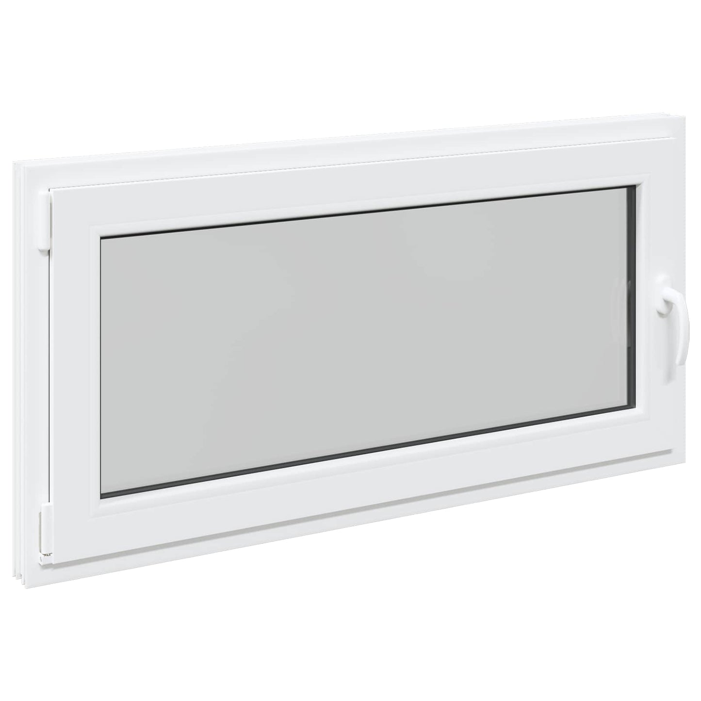Finestra per Soffitta RISOR 120 x 60 cm PVC e Vetro Bianco | homemem39