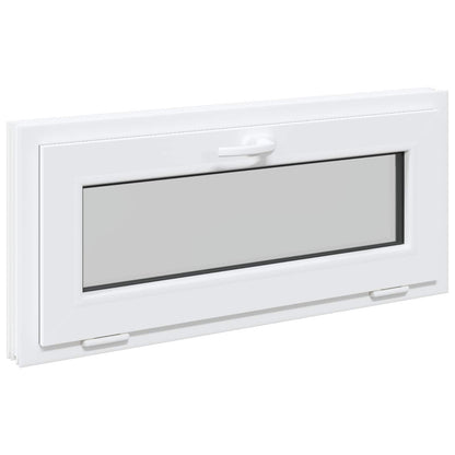 Finestra per Soffitta RISOR 90 x 40 cm PVC e Vetro Bianco | homemem39