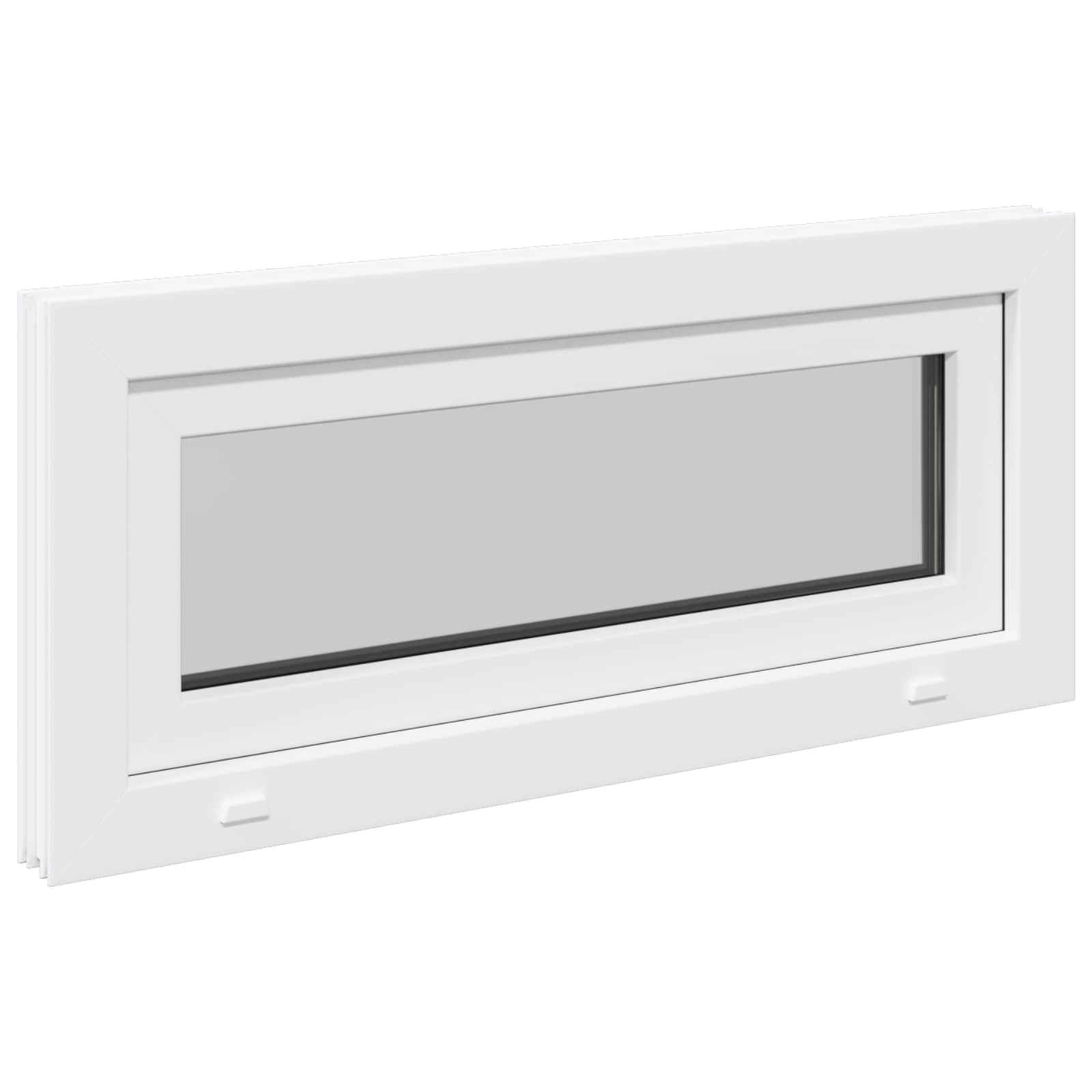 Finestra per Soffitta RISOR 90 x 40 cm PVC e Vetro Bianco | homemem39