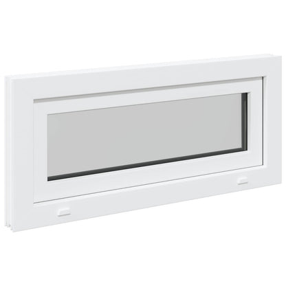 Finestra per Soffitta RISOR 90 x 40 cm PVC e Vetro Bianco | homemem39