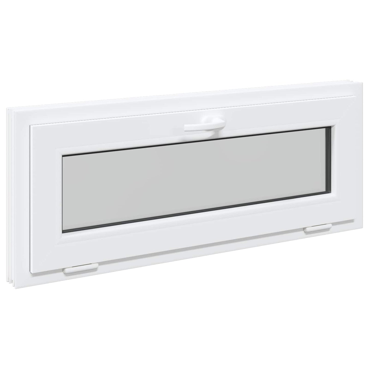 Finestra per Soffitta RISOR 110 x 40 cm PVC e Vetro Bianco | homemem39