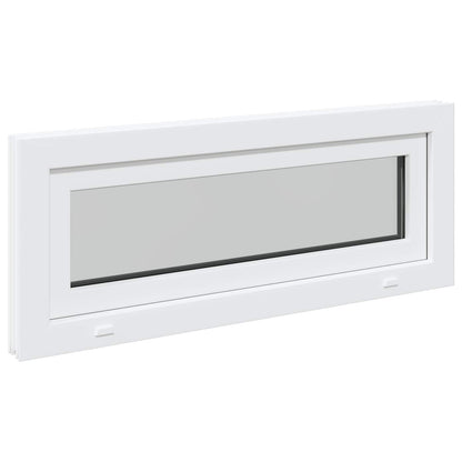 Finestra per Soffitta RISOR 110 x 40 cm PVC e Vetro Bianco | homemem39